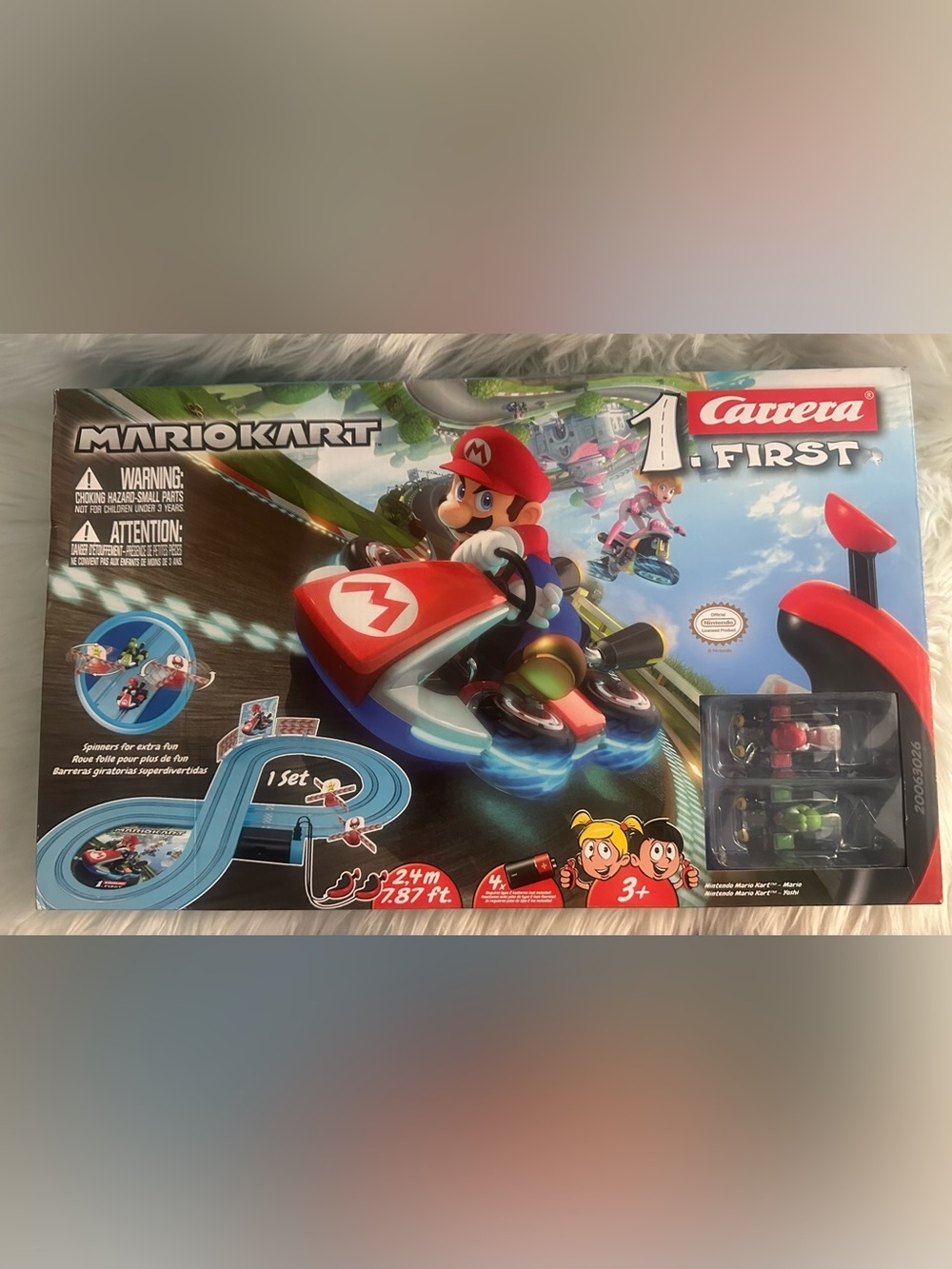 Carrera Red and Blue Mario Kart Racing Playset Poster